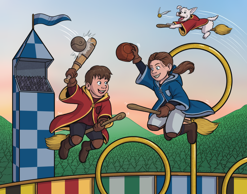 Quidditch Family Portrait