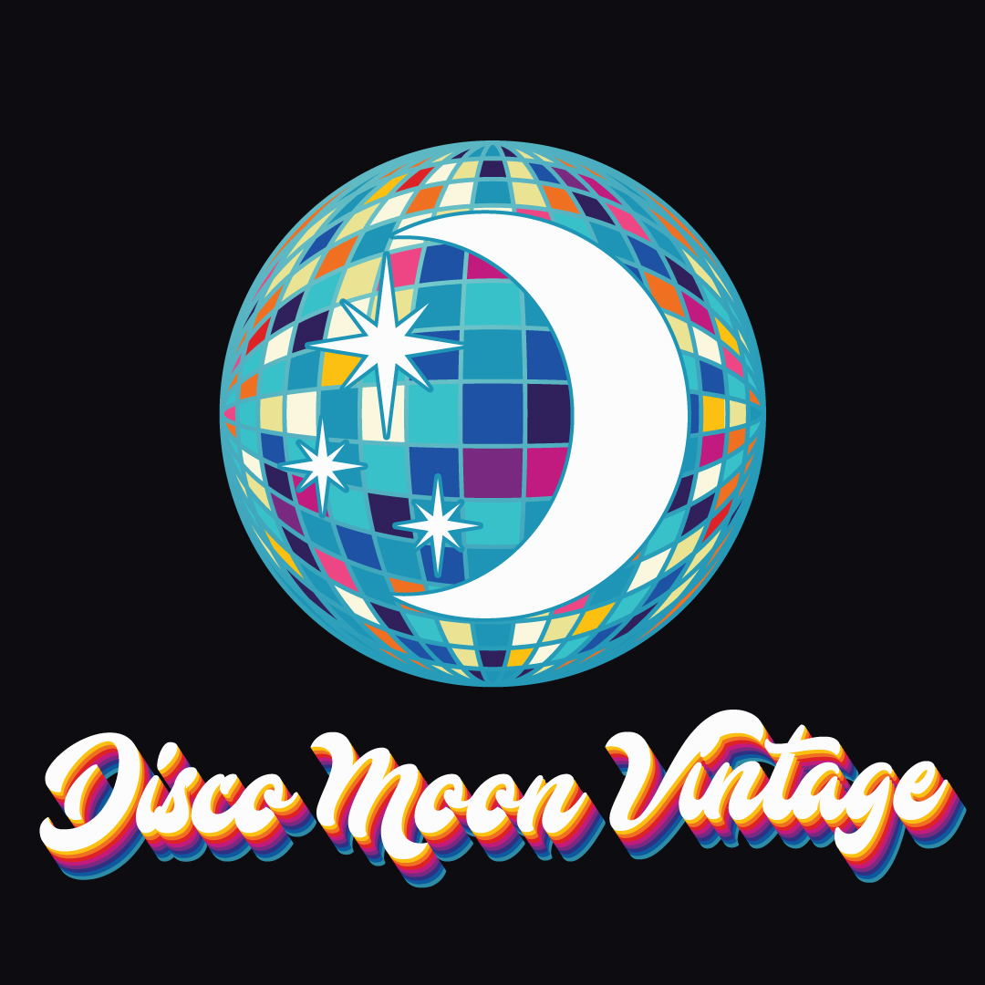 Disco Moon Vintage Logo