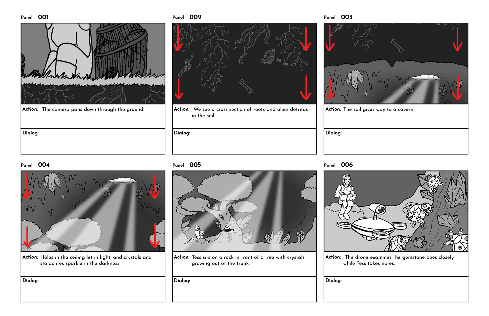 Iridescent Storyboard