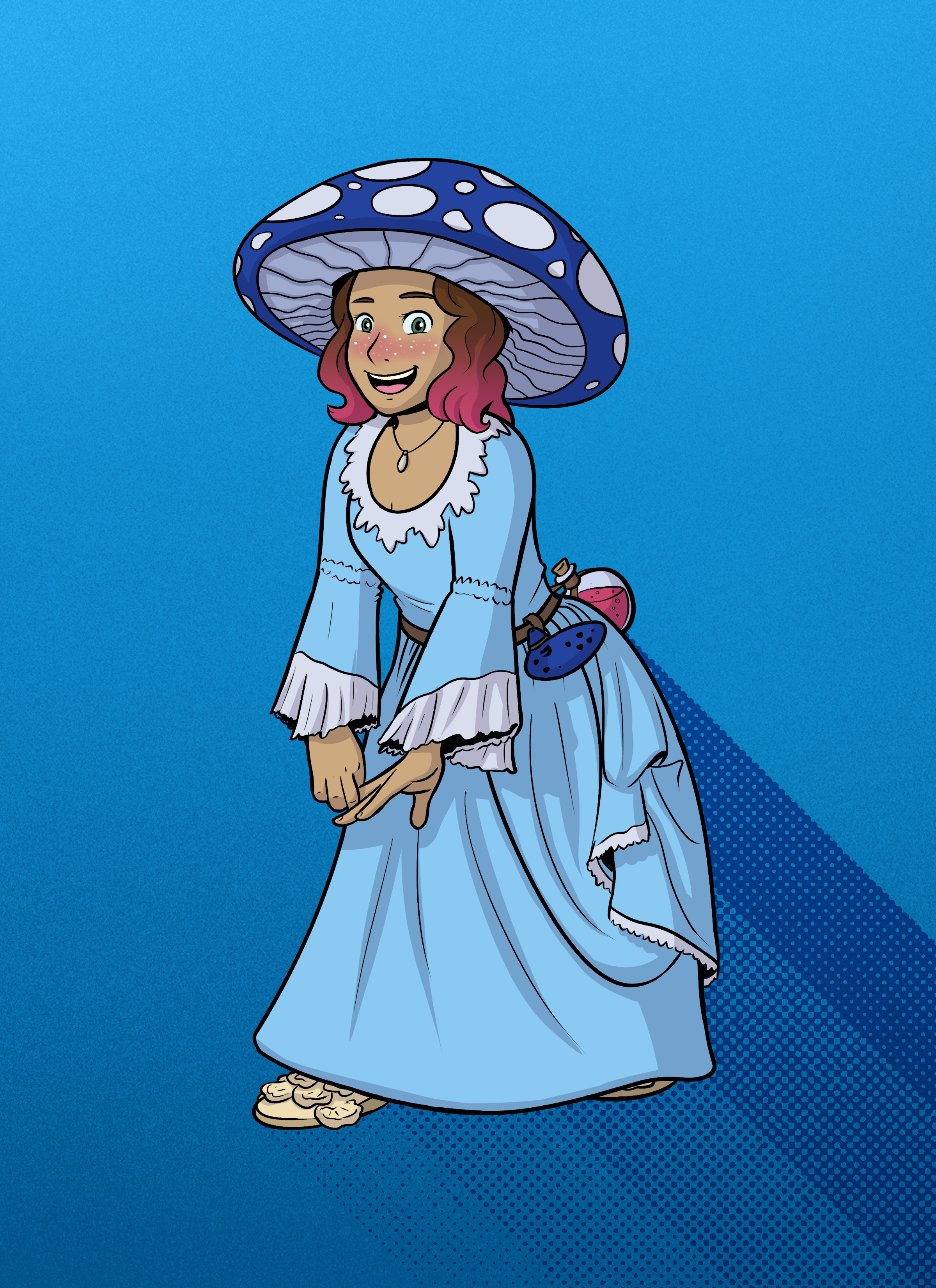 Ghibli Mushroom Portrait